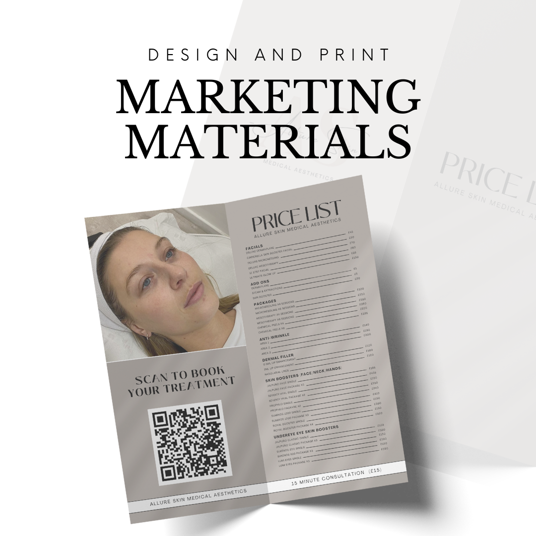 DESIGN AND PRINT MARKETING MATERIALS